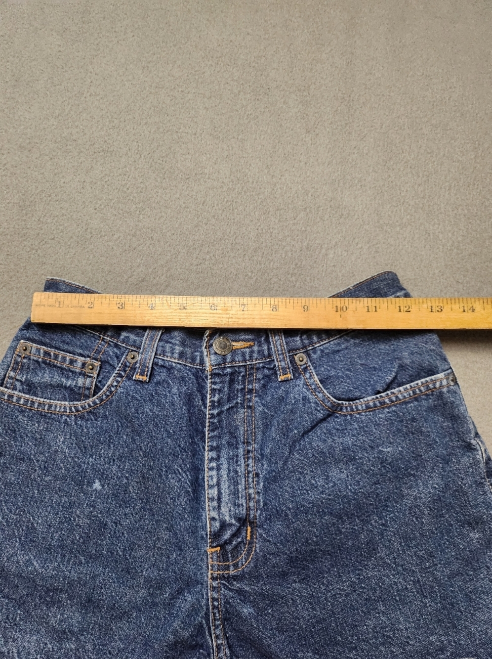 Vintage Club Monaco Dark Blue Denim Jean Shorts - Picture 9 of 10